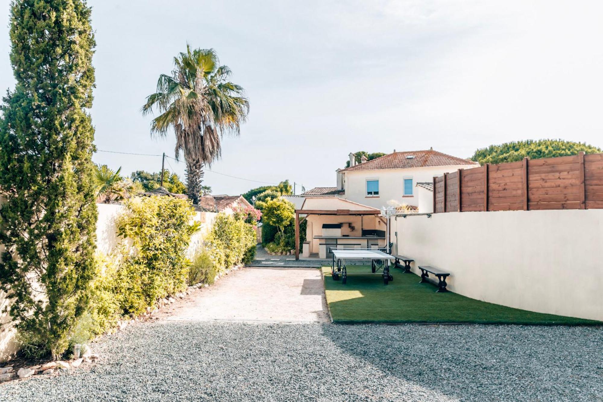 Reve D'Azur, 2 Chambres, Maison Julia En Bord De Mer A La Nartelle, Piscine Partagee, Parking & Terrasse Bbq, Wifi Et Draps Inclus Plage A Pied Sainte-Maxime Exterior foto